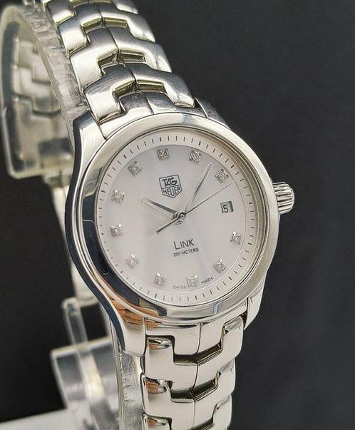 TAG Heuer - Link Diamond Mop Dial - WJF1317 - Dames -, Handtassen en Accessoires, Horloges | Antiek