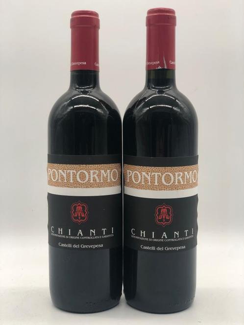 2 x 75cl Chianti Pontormo Castelli del Grevepesa 2006, Verzamelen, Wijnen, Italië, Rode wijn, Nieuw, Ophalen of Verzenden