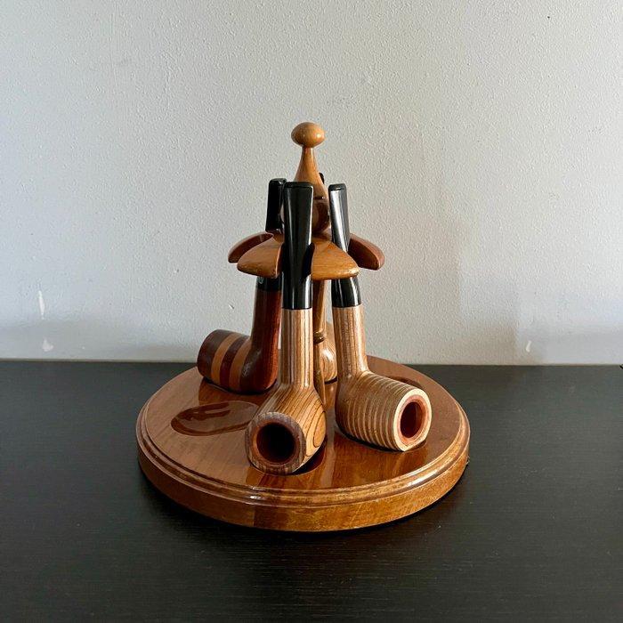 Ropp - Pijp - Hout - (4), Verzamelen, Rookartikelen, Aanstekers en Luciferdoosjes