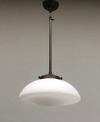 Plafonnier - Laiton, Verre - Grand plafonnier, Antiek en Kunst