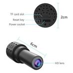 Mini Security Camera - HD Camcorder Motion Detection Night, Audio, Tv en Foto, Nieuw, Verzenden