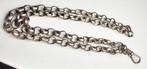 Heavy Solid Silver Albert Pocket Watch Chain - Chain albert
