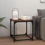 vidaXL Bijzettafel 40x40x40 cm bewerkt hout bruin eikenkleur, Huis en Inrichting, Verzenden, Nieuw