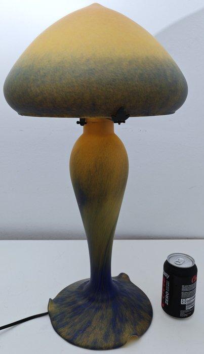 Lampe - Lampe champignon - verre marmoréen - Art Nouveau, Antiek en Kunst, Kunst | Designobjecten
