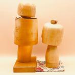 Set van 2 Japanse creatieve Kokeshi-poppen – door Hajime