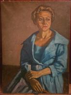 École européenne (XX) - Retrato de dama, Antiek en Kunst, Kunst | Schilderijen | Klassiek