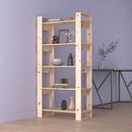 vidaXL Boekenkast/kamerverdeler 80x35x160 cm massief hout, Huis en Inrichting, Verzenden, Nieuw