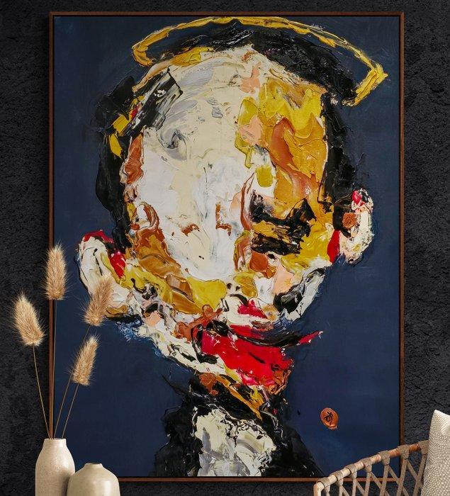 Arvydas Gaiciunas (Retne) - Ur N-3 – Abstract Expressionist, Antiek en Kunst, Kunst | Schilderijen | Modern