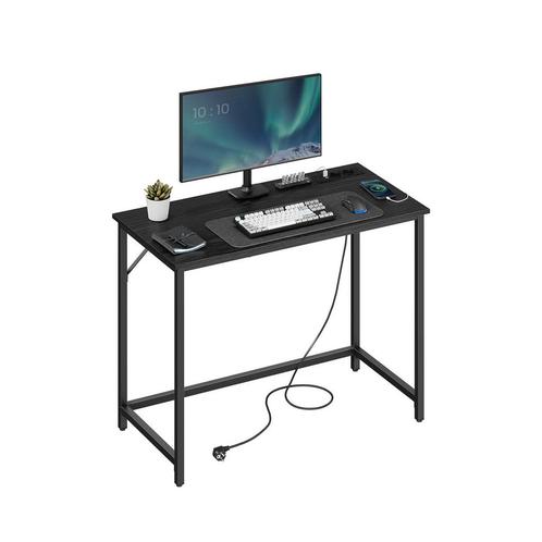 Tafel - Gaming - LED-verlichting - Ruimtebesparend - Zwart, Huis en Inrichting, Bureaus, Nieuw, Ophalen of Verzenden