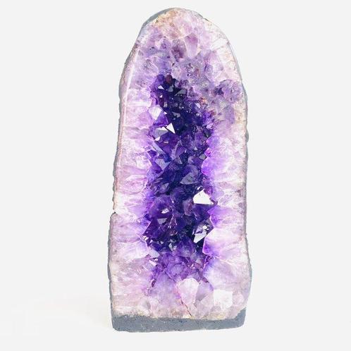 Améthyste violet super extra Géode - 350×170×140 mm - 8.8 kg, Collections, Minéraux & Fossiles