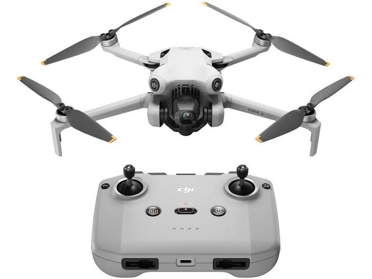 DJI Mini 4 Pro - Drone - 4K/60fps HDR - Wit Zwart, Huis en Inrichting, Woonaccessoires | Overige, Zo goed als nieuw, Verzenden