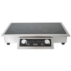 Inductie-Kookplaat | Tafel-/Inbouwmodel | 2 Zones |, Verzenden, Nieuw in verpakking