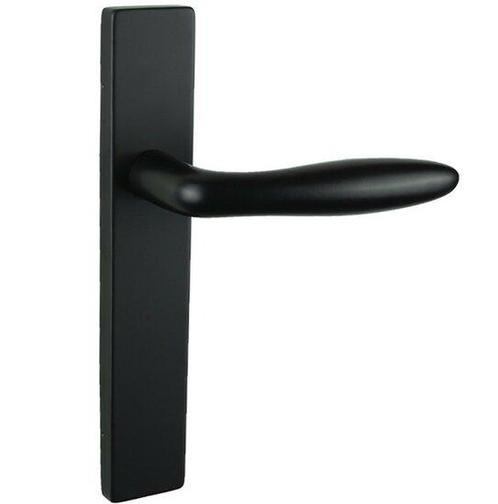 Lavuzo deurkruk Pratona zwart met rechthoekig schild SL72, Doe-het-zelf en Bouw, Hang- en Sluitwerk, Ophalen of Verzenden