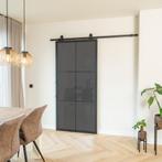 Stalen Schuifdeur - 6 Vlaks - Rook glas, Doe-het-zelf en Bouw, Raamkozijnen en Schuifdeuren, 75 tot 150 cm, Nieuw, 150 tot 225 cm