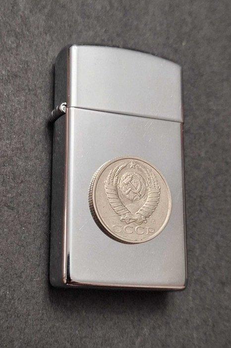 Zippo, Año 1994 Mes Noviembre - Aansteker - Staal, Verzamelen, Rookartikelen, Aanstekers en Luciferdoosjes