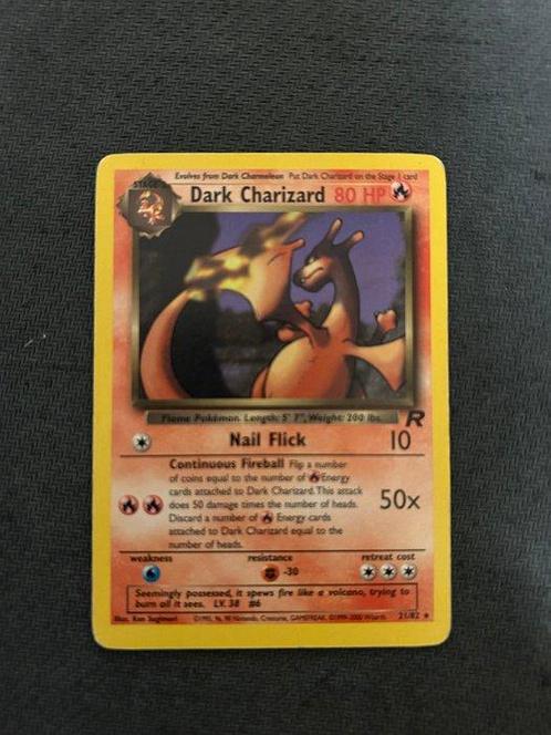 Pokémon - 1 Card - Dark Charizard No Holo Team Rocket, Hobby en Vrije tijd, Verzamelkaartspellen | Pokémon