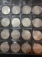 France. 50 Francs 1974/1977 Hercule (lot de 16 monnaies en