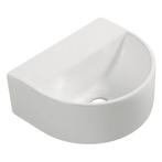 BWS Keramische Fontein Halfrond Zonder Kraangat Wit 30x25 cm, Doe-het-zelf en Bouw, Ophalen of Verzenden, Nieuw, Overige typen