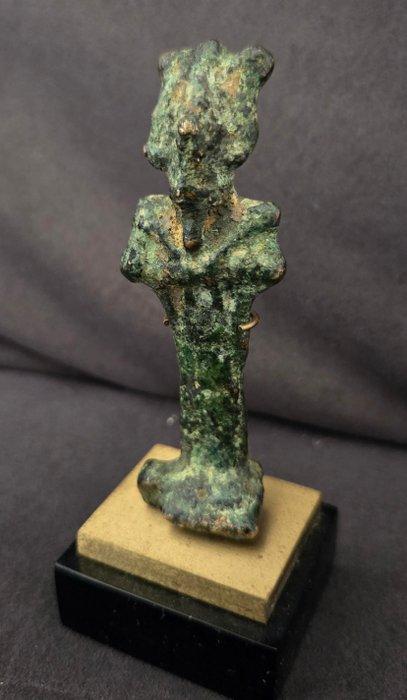 Oud-Egyptisch Brons Osiris-figuur, Antiek en Kunst, Antiek | Overige Antiek