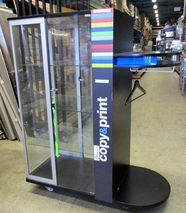 Glazen vitrine, Display met kledinghanger, Huis en Inrichting, Kasten | Vitrinekasten