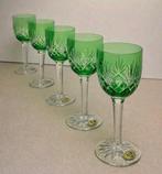 Cristal de Schaeffer France - 6 Grandes roemers taillées, Antiek en Kunst