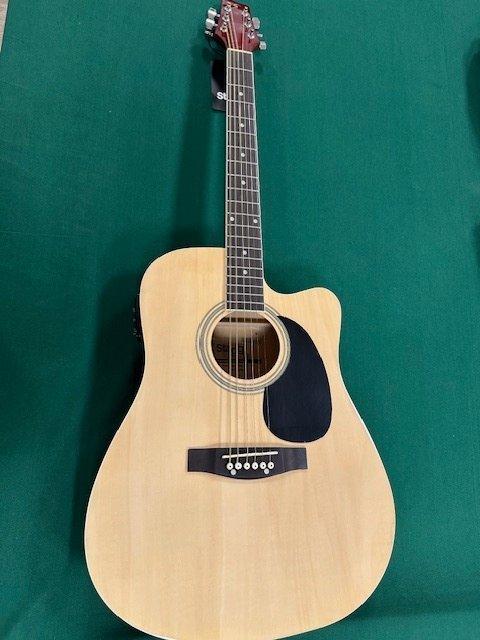 Stagg - SA20DCE nat - - Guitare électro-acoustique (Sans, Musique & Instruments, Instruments à corde | Guitares | Acoustiques