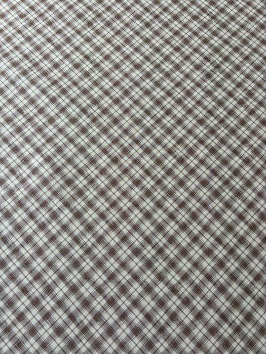 Exclusief Panama-stof 100% katoen, tartan-ruit patroon,, Antiek en Kunst, Antiek | Tapijten, Tafelkleden en Textiel