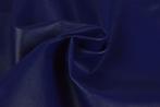 10 meter skai leer - Donkerblauw - 145cm breed, 200 cm of meer, Nieuw, Leer of Kunstleer, Blauw
