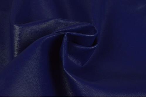 10 meter skai leer - Donkerblauw - 145cm breed, Hobby en Vrije tijd, Stoffen en Lappen, 120 cm of meer, 200 cm of meer, Blauw