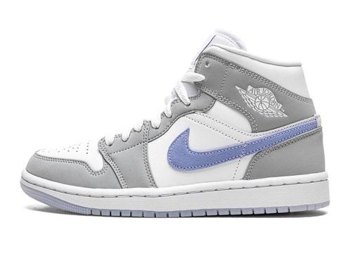 Air Jordan 1 Mid Aluminium Wolf Grey - Maat 38.5 EU, Kleding | Heren, Schoenen, Ophalen of Verzenden