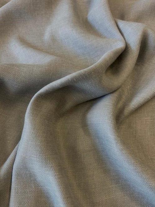 Prestigieuze niet verzwaarde grijs dubbelhoogte stof -, Antiek en Kunst, Antiek | Tapijten, Tafelkleden en Textiel