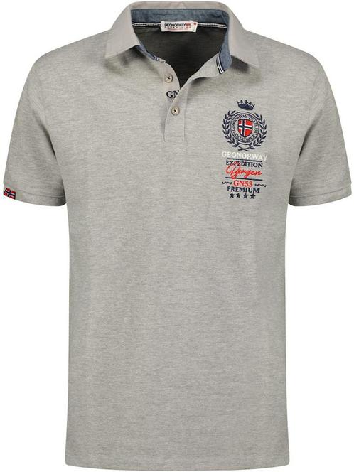 Geographical Norway Heren Expedition Polo Kauri Grijs, Vêtements | Hommes, T-shirts, Envoi