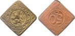 Duitsland 50 Cent 1915 Gent, ss/vz franzoesische Praegung, Verzenden, België