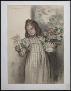 Firmin Bouisset (1859-1925) - Bouquetière, Antiek en Kunst
