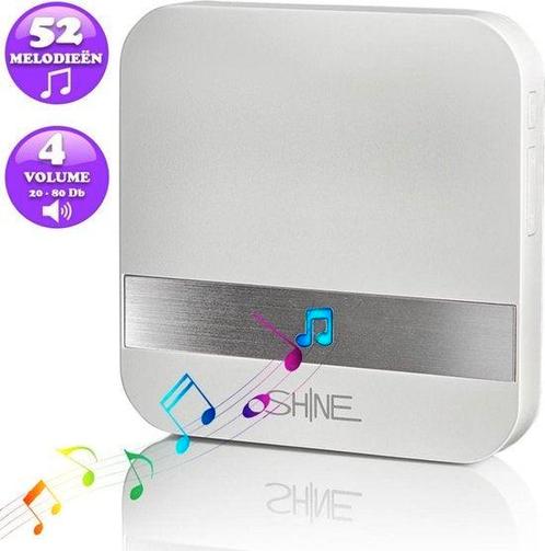 Tweedekans | SHINE Gong Video deurbel - Chime t.b.v. Maxi,, Huis en Inrichting, Deurbellen, Ophalen of Verzenden