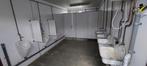Sanitaire unit 6x3m. HS-1391 4 wasbakken, 3 urinoirs, 3 t..., Articles professionnels, Machines & Construction | Abris de chantier & Conteneurs