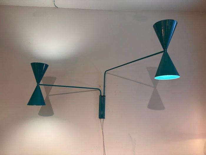 Juanma Lizana Studio - Wandlamp - RAL 5018 - Vleermuizen, Antiquités & Art, Art | Objets design