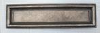 Brievenbus met rand (messing) Oud Zilver, Tuin en Terras, Nieuw, Overige materialen