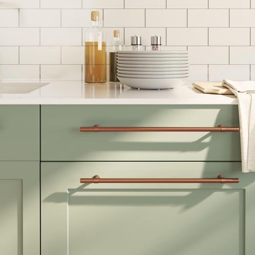 vidaXL Handvatten 20 st 320 mm roestvrij staal bronskleurig, Doe-het-zelf en Bouw, Hang- en Sluitwerk, Nieuw, Verzenden