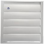 Overdrukrooster opbouw (BxH) 210 x 210mm, Doe-het-zelf en Bouw, Verzenden, Nieuw