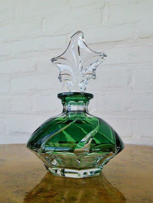 Val Saint Lambert - Kristallen Art Deco karaf met stop in de, Antiek en Kunst, Antiek | Glaswerk en Kristal
