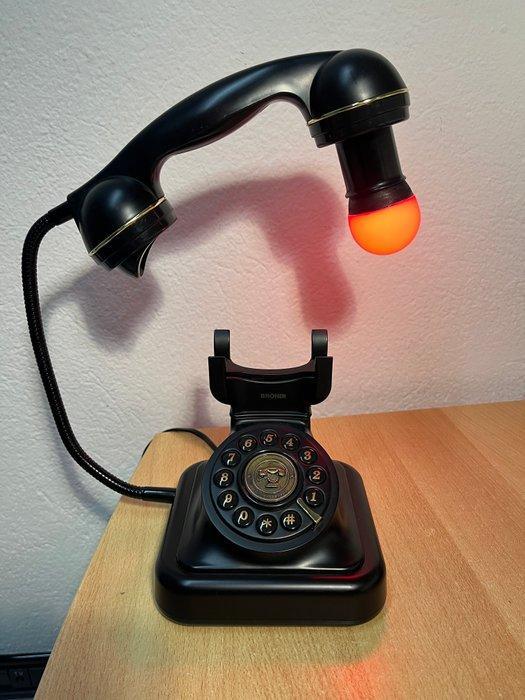 Bureaulamp - PVC ottone metallo - Telefoon uit de jaren 60, Antiek en Kunst, Curiosa en Brocante