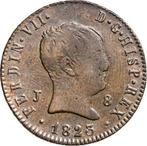 Spanje. Fernando VII (1813-1833). 8 Maravedís 1823 Jubia.