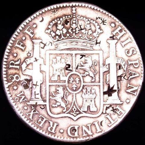 Espagne. Charles III. 8 Reales Acuñada en la ceca americana, Postzegels en Munten, Munten | Europa | Niet-Euromunten