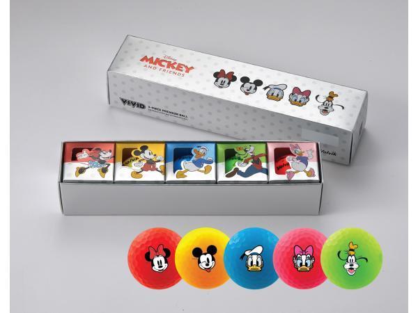 Veiling - Golfballen Volvik Mickey & Friends - 5 golfballen, Sports & Fitness, Golf