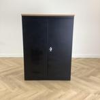 metalen draaideurkast vv 2 legborden (hxbxd) 123x90x44,5 cm,, Huis en Inrichting, Kasten | Overige, Gebruikt