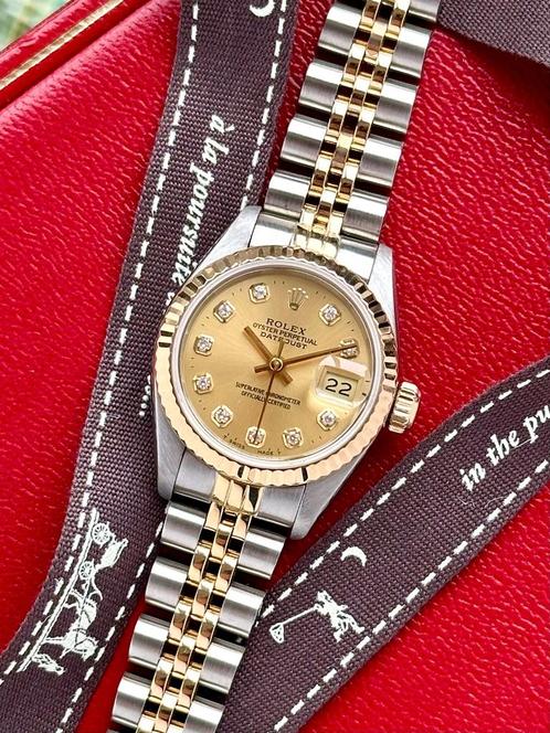 Rolex Lady-Datejust 26 69173G uit 1995, Bijoux, Sacs & Beauté, Montres | Femmes, Envoi