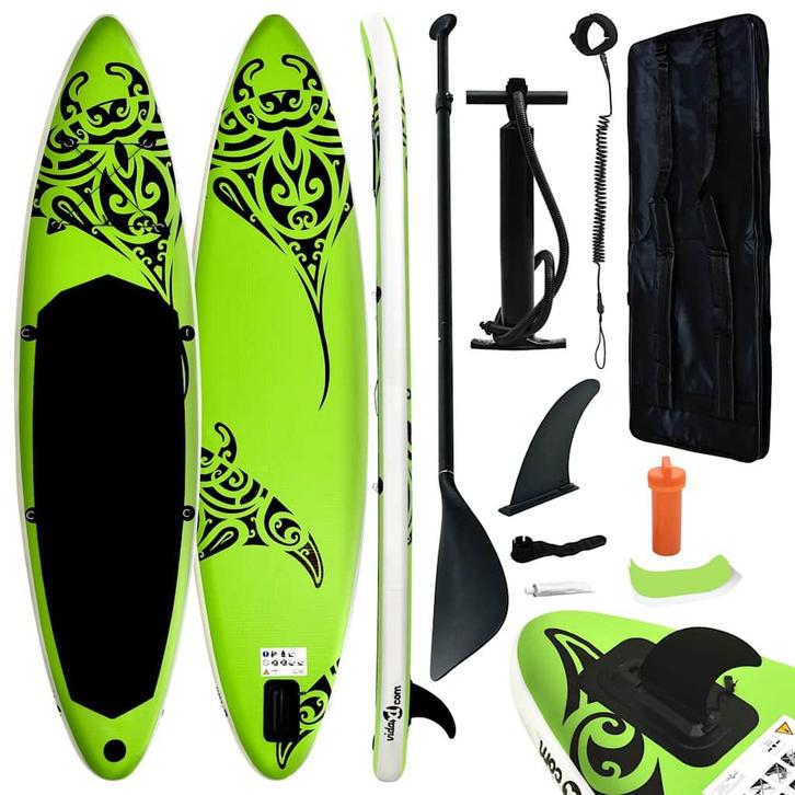 vidaXL Stand Up Paddleboardset opblaasbaar 305x76x15 cm, Watersport en Boten, Suppen, Nieuw, Verzenden