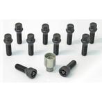 H&R Wielboutenset konisch M14x1.50 - Lengte 45mm - Zwart - 1, Auto-onderdelen, Verzenden, Nieuw
