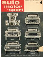 1963 DAS AUTO MOTOR UND SPORT MAGAZINE 04 DUITS, Nieuw